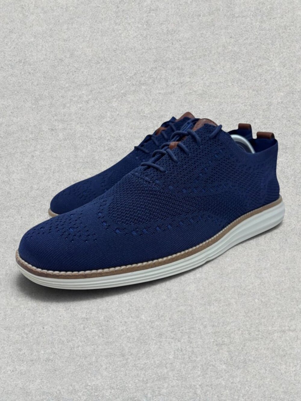 Cole Haan OriginalGrand Stitchlite Wingtip Oxford Shoes Mens Size 10.5 M Blue